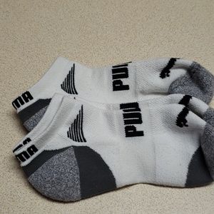 Puma 2 pair no show athletic socks Mens 8 -13